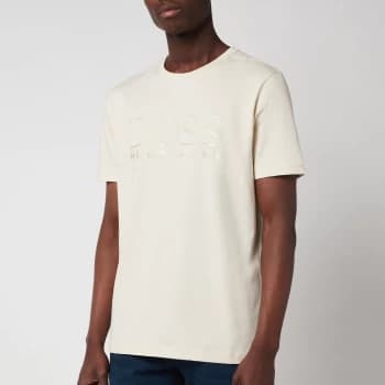 Hugo Boss Athleisure Logo 3 T-Shirt Open White Size S Men