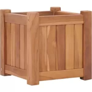 Raised Bed 30x30x30cm Solid Teak Wood Vidaxl Brown