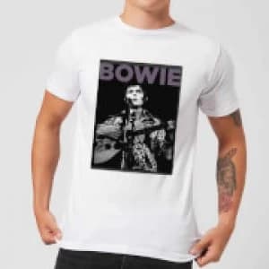 David Bowie Rock 2 Mens T-Shirt - White