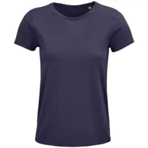 SOLS Womens/Ladies Crusader Organic T-Shirt (M) (Grey Mouse)