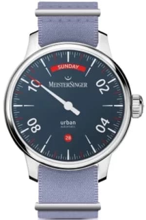 MeisterSinger Watch Urban Day Date Blue