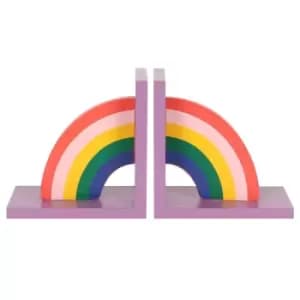 Set of 2 Rainbow Bookends