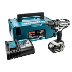 Makita DHP482T1JW LXT Black & White Combi Drill 18V 1 x 5.0Ah Li-ion