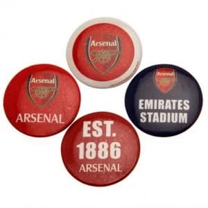 Arsenal FC Button Badge Set