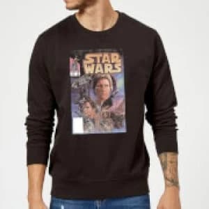 Star Wars Classic Comic Book Cover Sweatshirt - Black