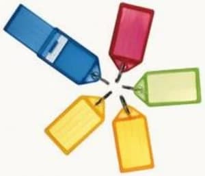 Helix Sliding Key Fobs Medium Asst Pk50