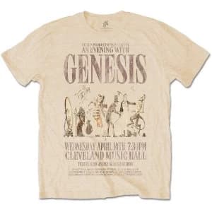Genesis - An Evening With Unisex Medium T-Shirt - Yellow
