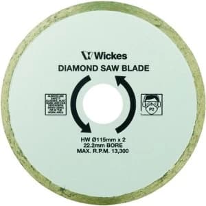Wickes Tile Saw Diamond Cutting Blade 110mm