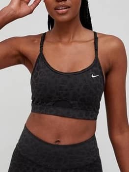 Nike Light Support Indy Bra - Black, Size S, Women