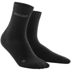 Cep Allday Recovery Mens Mid Cut Socks - Black