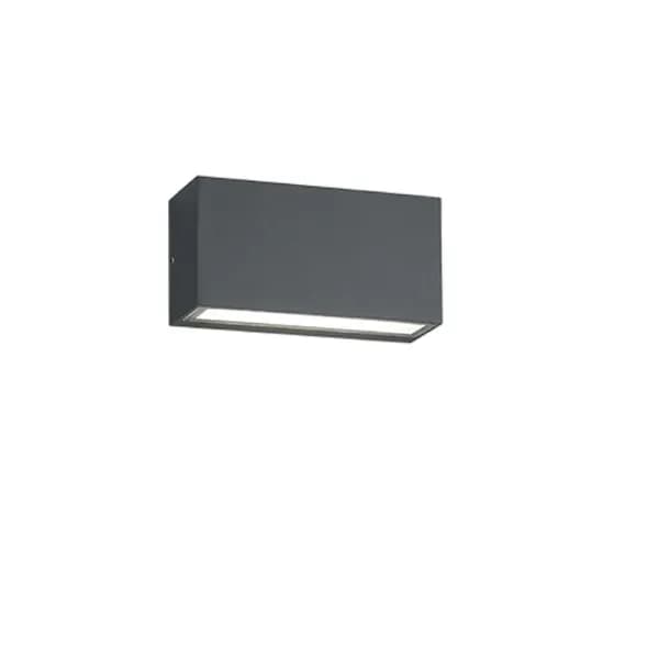 Trent Modern Outdoor Up Down Wall Lamp Anthracite 3000K IP65