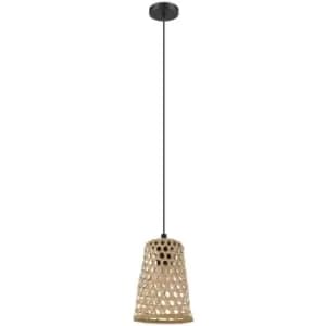 Claverdon Dome Pendant Ceiling Light Black - Eglo
