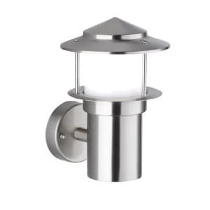 Wofi Salerno Wall Lamp - Stainless Steel