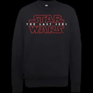 Star Wars The Last Jedi Mens Black Sweatshirt - L - Black