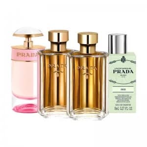 Prada Miniatures Gift Set 2 x 9ml Prada La Femme Eau de Parfum + 8ml Infusion De Iris Eau de Parfum + 7ml Candy Florale Eau de Parfum