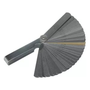Genuine SEALEY S0514 Feeler Gauge 32 Blade - Dual Marked