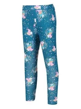 Regatta Kid's Peppa Pig Leggings - Turquoise Size 3-4 Years, Women