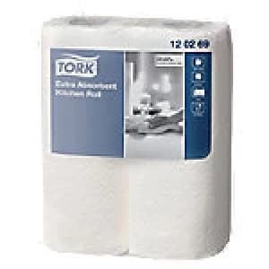 Tork Kitchen Roll 2 Ply 2 Rolls of 64 Sheets