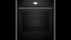 Neff B64CS51G0B N90 Slide and Hide Built-In Electric Single Oven Graphite