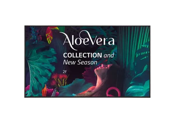 LG LG 49UH5N-E Digital signage flat panel 124.5cm (49") LCD WiFi 500 cd/m 4K Ultra HD Black Web OS 24/7 49UH5N-E