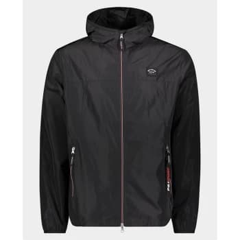 Paul And Shark Sport Badge Rain Jacket - Black 011