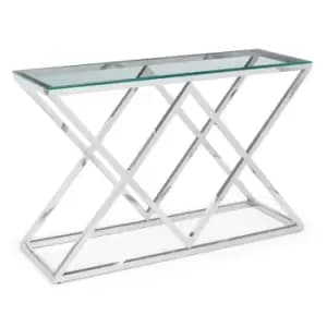 Julian Bowen Biarritz X Frame Console Table