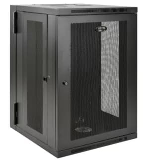 18U Wall Mount Rack Cabinet with Hinge
