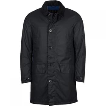 Barbour Wax Mac - Navy NY92
