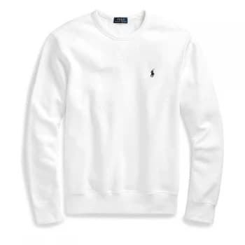 Polo Ralph Lauren Fleece Crew Sweatshirt - White