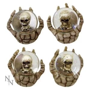The Forgotten Pack Of 4 Skull Globes