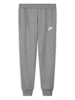 Nike Girls Nsw Club Fleece Pant Lbr, Grey Heather, Size Xs=6-8 Years, Women