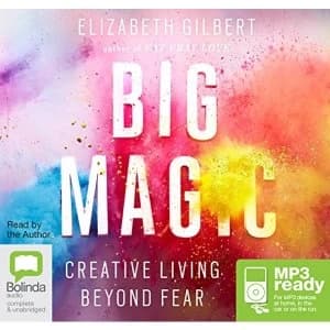 Big Magic Creative Living Beyond Fear Audio disc Gilbert, Elizabeth