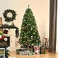 Homcom Artificial Christmas Tree Green 94 x 180 cm