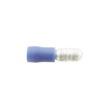 Wiring Connectors - Blue - Male Bullet - 5mm - Pack of 25 - PWN787 - Wot-nots