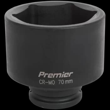 Sealey 3/4" Drive Deep Hexagon Impact Socket Metric 3/4" 70mm
