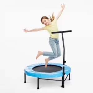 HOMCOM Trampoline Rebounder Adjustable Jumper, 40"-Blue