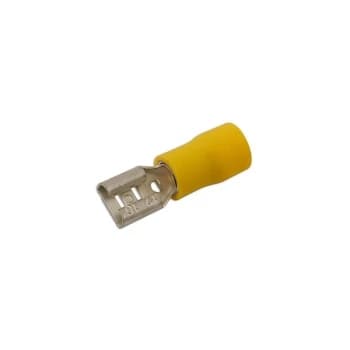 Wiring ors - Yellow - 9.5mm Female Slide-On - Pack Of 100 - 30211 - Connect