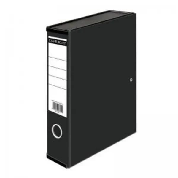 Value Foolscap Box File 75mm Spine - Black (10 Pack)