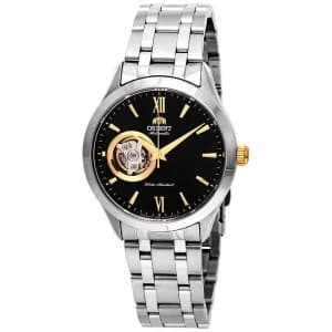 Orient Open Heart Automatic Black Dial Mens Watch FAG03002B0
