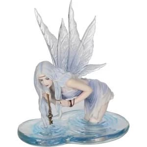 Fishing for Riddles Fairy Figurine