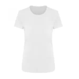 Ecologie Womens/Ladies Ambaro Recycled Sports T-Shirt (L) (Arctic White)