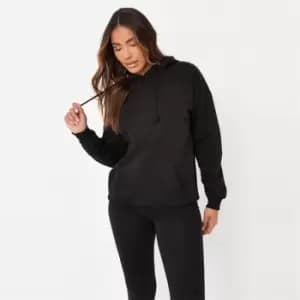 Missguided Brushed Hoodie - Black