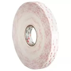 3M 4945P, VHB White Foam Tape, 19mm x 3, 1.1mm Thick