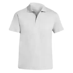 SOLS Mens Prescott Jersey Short Sleeve Polo Shirt (L) (White)