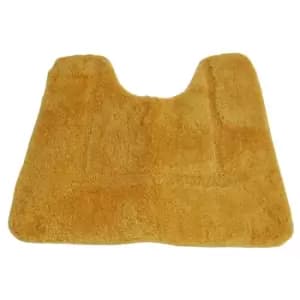 Mayfair Cashmere Touch Ultimate Microfibre Pedestal Mat (50x50cm) (Ochre)