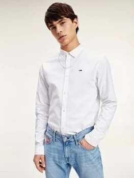 Tommy Jeans Stretch Oxford Shirt - White
