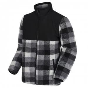 Regatta Cadao Heavyweight Full Zip Fleece - BlackChk/Blk