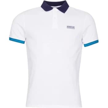 Barbour International Enduro Polo Shirt - White