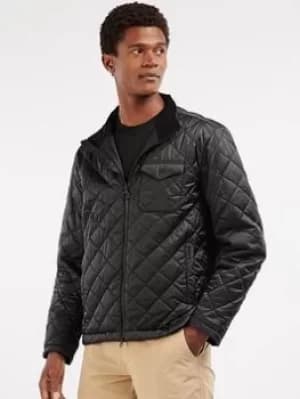 Barbour City Quilt Jacket, Black Size XL Men
