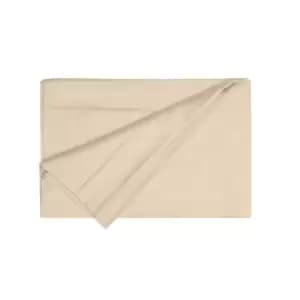 Belledorm 200 Thread Count Egyptian Cotton Flat Sheet (Single) (Papyrus)